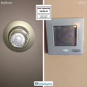 Before and after photo of work done in Annapolis