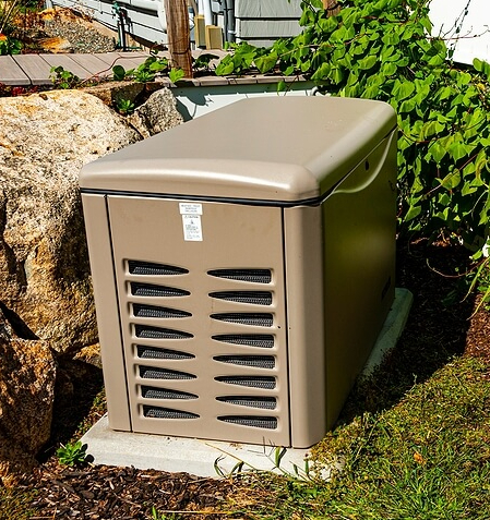 Old generator in Annapolis with a bad battery
